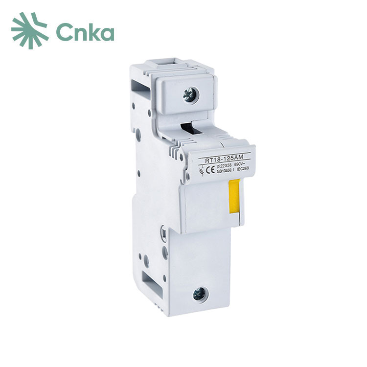125A 22x58 mm DIN шина Държач за AC предпазител